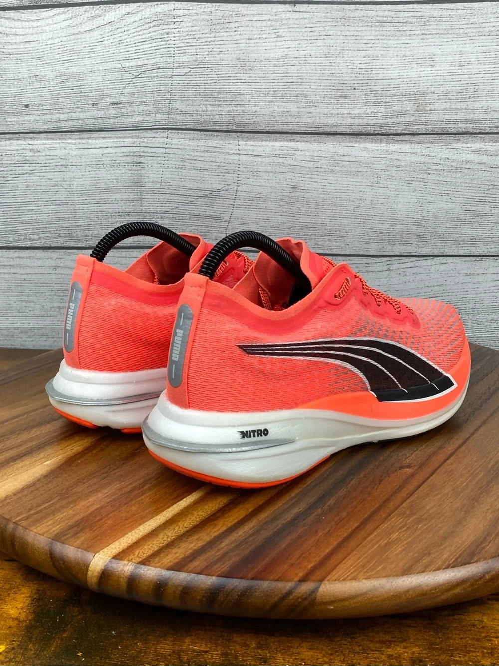 Puma Deviate Nitro Lava Blast Coral Running Shoes 194453-01 Women’s Size 8.5
